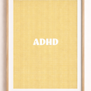 adhd plakat